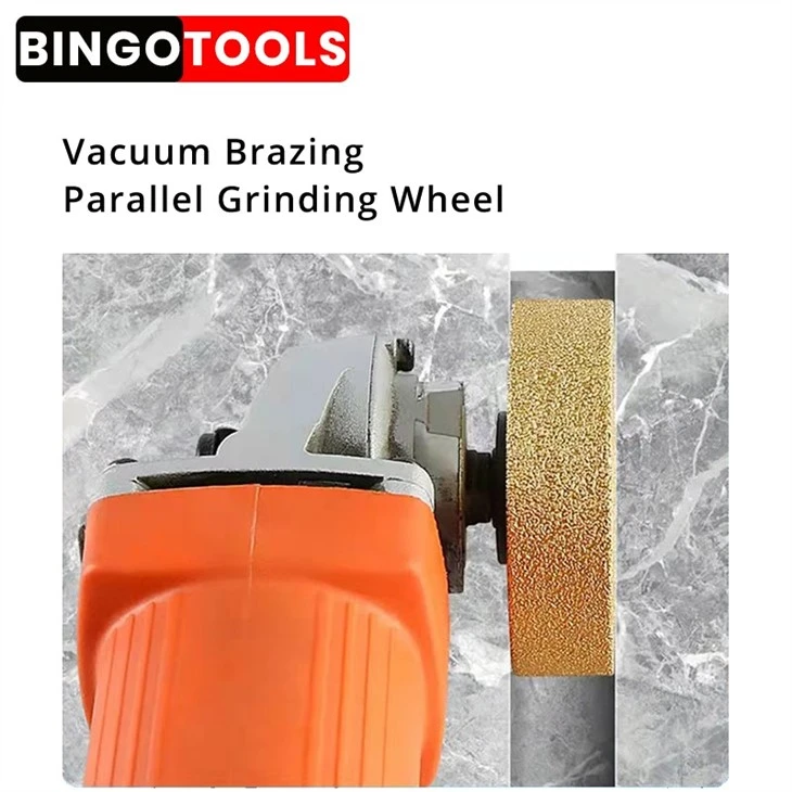 Parallel Edging Grinding Vacuum Brazing Diamond Wheel